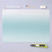 Beach Aqua Blue Ombre Tissuepapier (Craft)