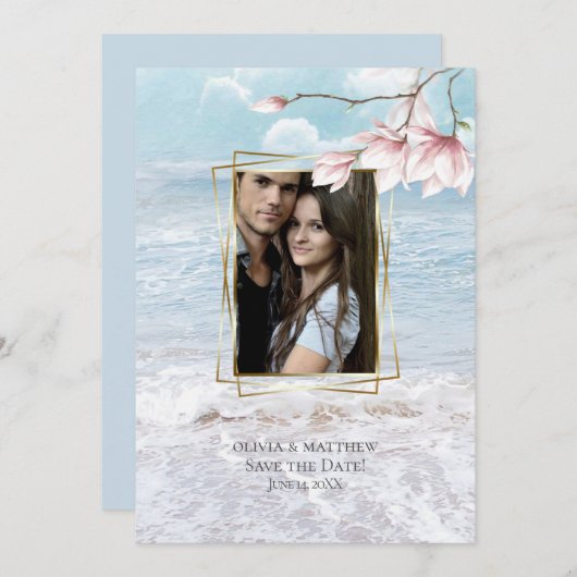 Beach Arbor Elegant Seaside Kaart (Voorkant / Achterkant)