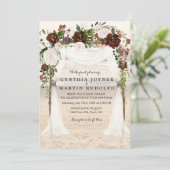 Beach Arbor Faire-part de mariage (Debout devant)