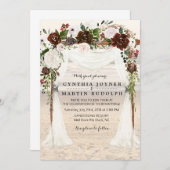 Beach Arbor Faire-part de mariage (Devant / Derrière)