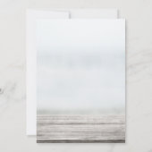 Beach Arbor Wedding Invitation Kaart (Achterkant)