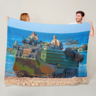 BEACH ARMOR - Amphibiënte Ampfibieus Vehicle Fleece Deken