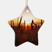 Beach Art Keramisch Ornament (Rechts)