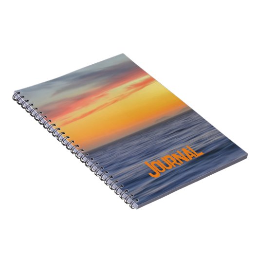 Beach Art Ocean Sunset Colorical Journal (Côté Droit)