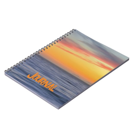 Beach Art Ocean Sunset Colorical Journal (Côté gauche)