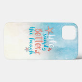 Beach Art Quote Case-Mate iPhone Case (Achterkant (horizontaal))