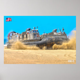 BEACH ASSAULT - LCAC-75 POSTER