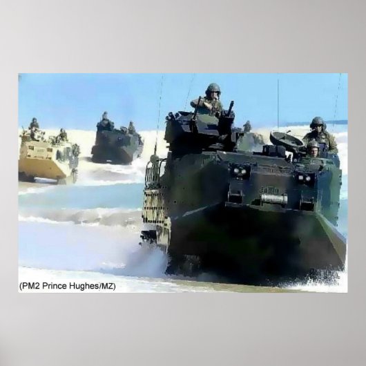 BEACH ASSAULT POSTER (Voorkant)