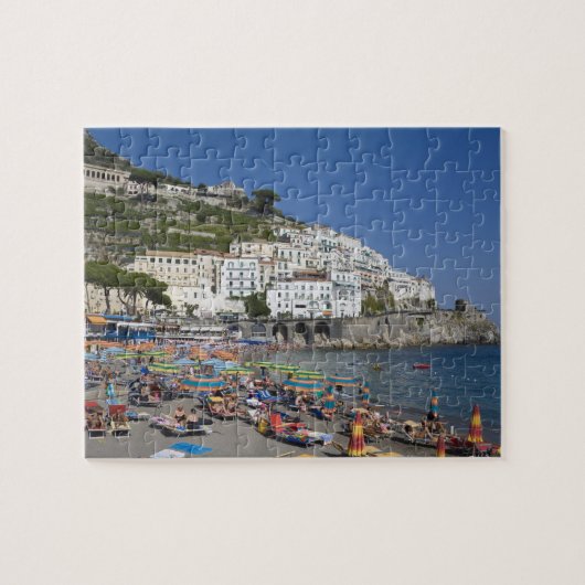 Beach at Amalfi, Campania, Italië Legpuzzel (Horizontaal)