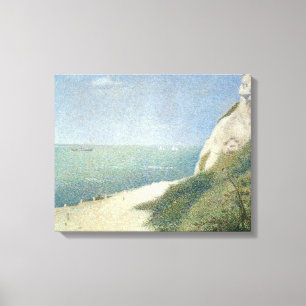 Beach at Bas Butin, Honfleur, 1886 Canvas Afdruk