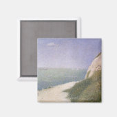 Beach at Honfleur van Georges Seurat,  kunst Magneet (Voorkant / Achterkant)
