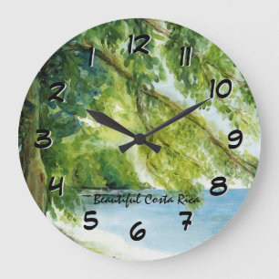 Beach at Manuel Antonio Backward Clock Grote Klok