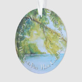 Beach at Manuel Antonio Costa Rica Ornament (voorkant)