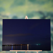 Beach at Night Acrylic Sign (Neutre)