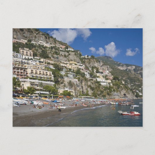 Beach at Positano, Campania, Italië Briefkaart (Voorkant)