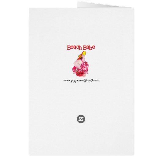 Beach Babe (Achterkant)
