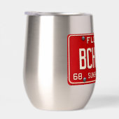 Beach Babe 1969 | Retro Red Florida License Plate (Droite)