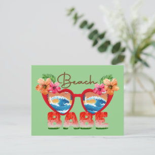Beach Babe Briefkaart