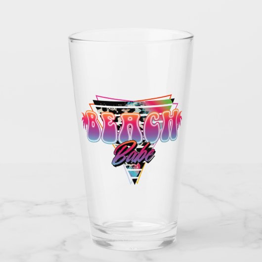 Beach Babe Glas (Voorkant)