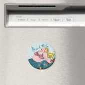 Beach Babe Mermaid magneten (Insitu (Vaatwasser))