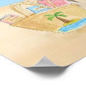 Beach Babe Poster (Hoek)