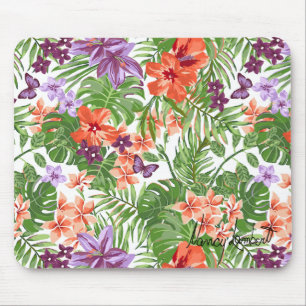 Beach Babe Tropical Flowers Muismat