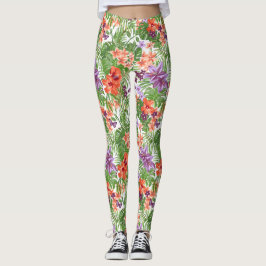 Beach Babe Tropische Leggings