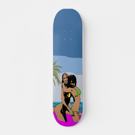 Beach Babes Skateboard (Voorkant)