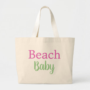 Beach Baby Ocean Water Sac fourre-tout d'été