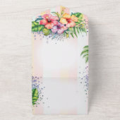 Beach Baby shower All In One Uitnodiging (Buitenkant)