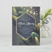 Beach Baby shower Invitation Kaart (Staand voorkant)