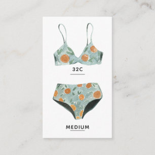 Beach Bachelorette Lingerie-insteekkaart Informatiekaartje