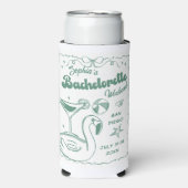 Beach Bachelorette Party Groen (Seltzer Voorkant)