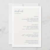 Beach Bachelorette Party Weekend Invitation Kaart (Achterkant)