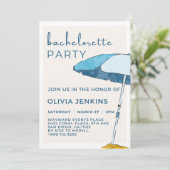 Beach Bachelorette Party Weekend Kaart (Staand voorkant)