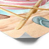 Beach Bachelorette Party Welcome Sign Poster (Hoek)