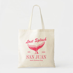 Beach Bachelorette Party Zeemeermin staart laatste Tote Bag