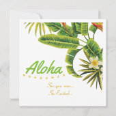 Beach Bachelorette Weekend Invitation Kaart (Achterkant)