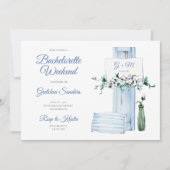 Beach Bachelorette Weekend Itinerary Kaart (Voorkant)