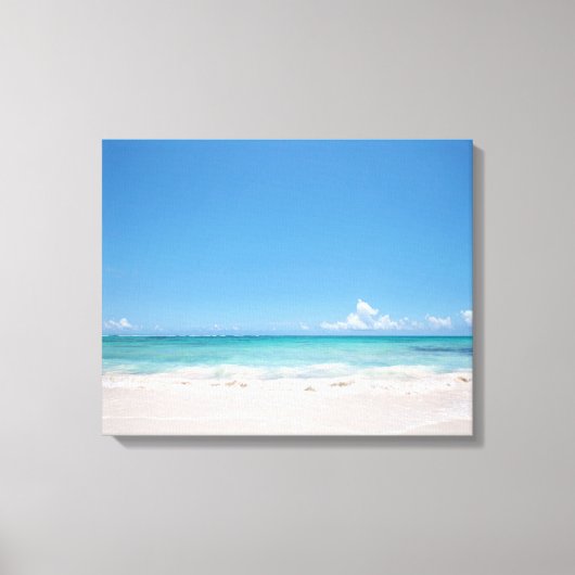 Beach Backgroud Canvas Afdruk (Voorkant)