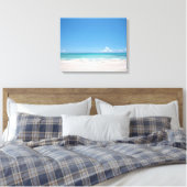 Beach Backgroud Canvas Afdruk (Insitu (Slaapkamer))