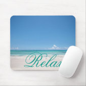 Beach Backgroud Muismat (Met muis)