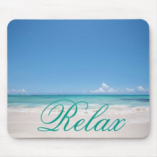Beach Backgroud Muismat (Voorkant)