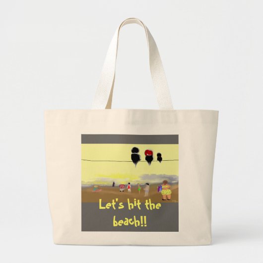 Beach Bag Jumbo Tas (Voorkant)