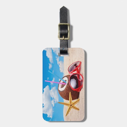 Beach Bagagelabel (Voorkant verticaal)