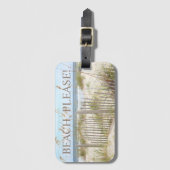 Beach Bagagelabel (Voorkant (verticaal))