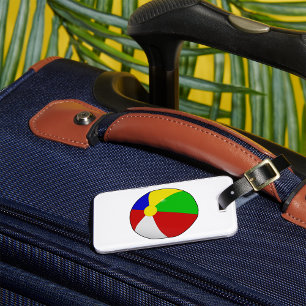 Beach Ball Bagagelabels