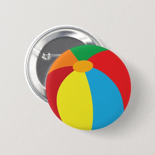 Beach Ball Button (Voorkant /achterkant)
