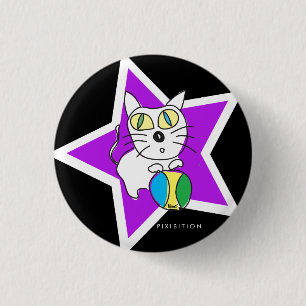 Beach Ball Kat Button