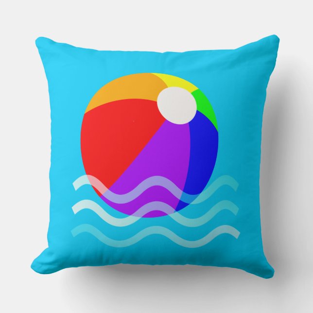 Beach Ball Kussen (Voorkant)